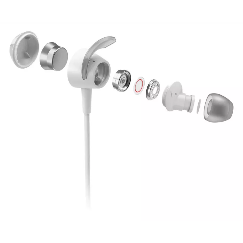 Belaidės į ausis įdedamos ausinės Philips TAE4205WT/00 — Bluetooth, skambučiai ir muzika, 20–20000 Hz, 10 m veikimo nuotolis, baltos, 16 g