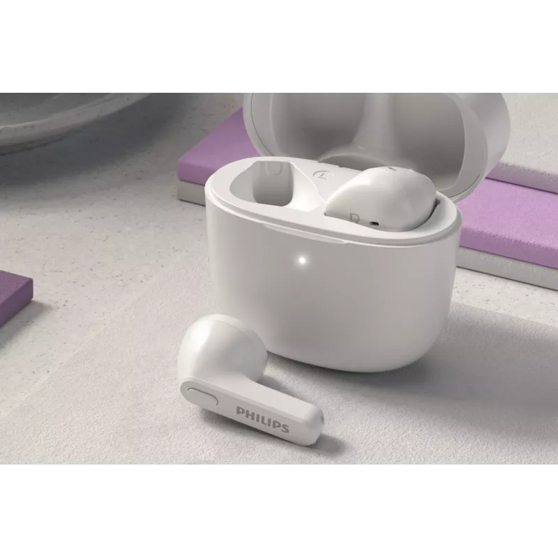 Philips 2000 serijos TAT2236WT ausinės belaidės į ausis įdedamos skambučiams / muzikai baltos