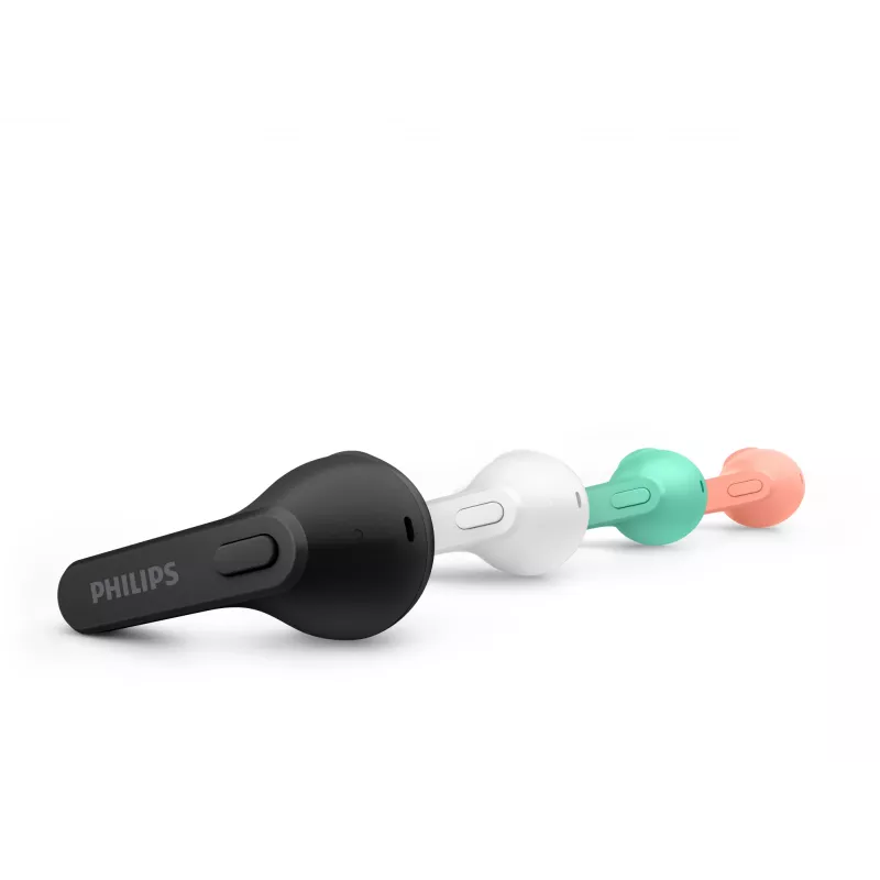 Philips 2000 serijos TAT2236WT ausinės belaidės į ausis įdedamos skambučiams / muzikai baltos