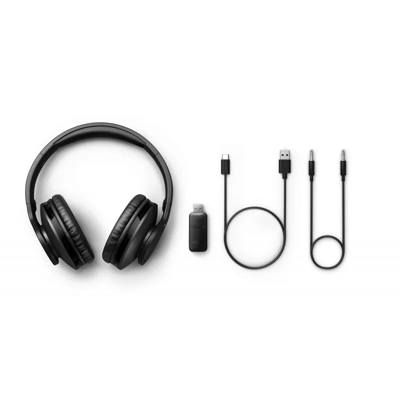 Philips 6000 serijos TAH6206BK/00 ausinės / laisvų rankų įranga Belaidės Ant galvos Muzika Bluetooth Juoda