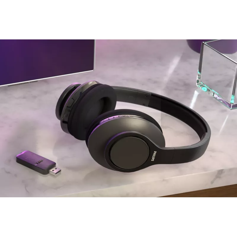 Philips 6000 serijos TAH6206BK/00 ausinės / laisvų rankų įranga Belaidės Ant galvos Muzika Bluetooth Juoda