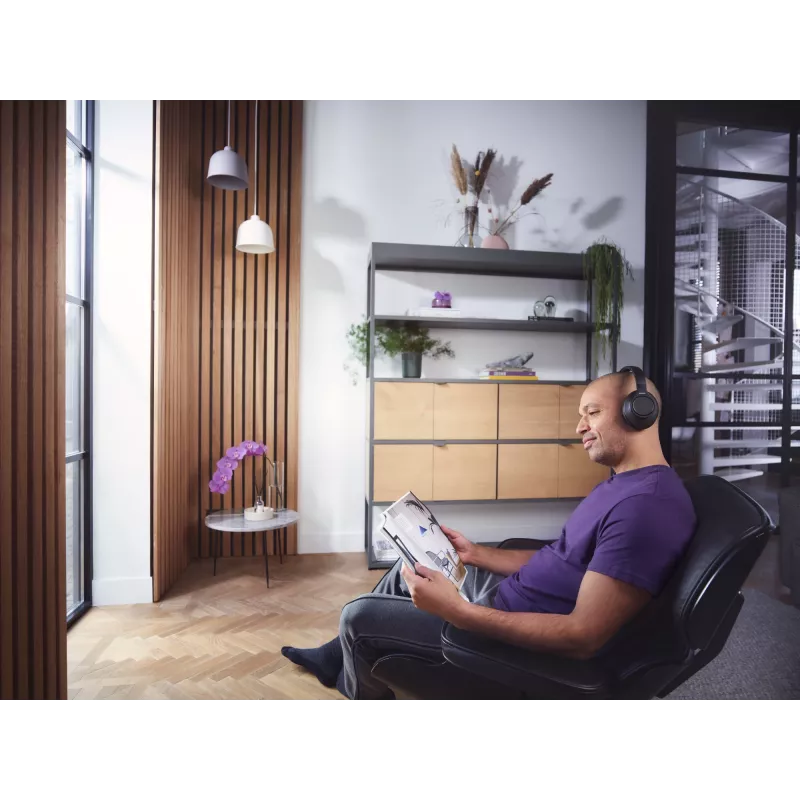 Philips 6000 serijos TAH6206BK/00 ausinės / laisvų rankų įranga Belaidės Ant galvos Muzika Bluetooth Juoda