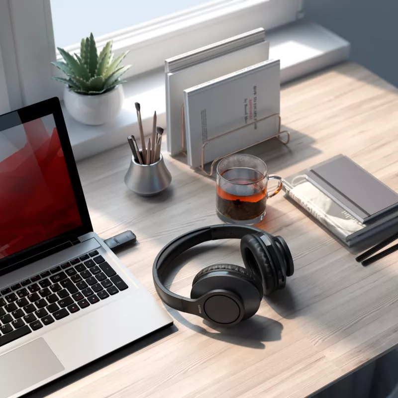 Philips 6000 serijos TAH6206BK/00 ausinės / laisvų rankų įranga Belaidės Ant galvos Muzika Bluetooth Juoda