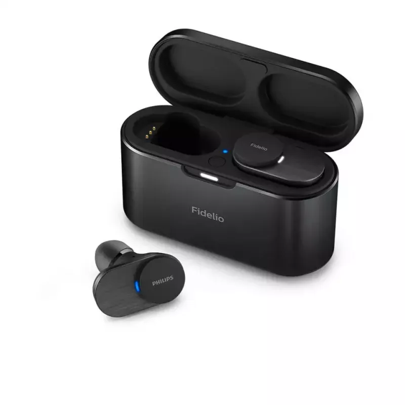 Philips T1BK/00 ausinės / laisvų rankų įranga True Wireless Stereo (TWS) į ausis įdedamos Skambučiai / Muzika USB Type-C Bluetooth Juoda