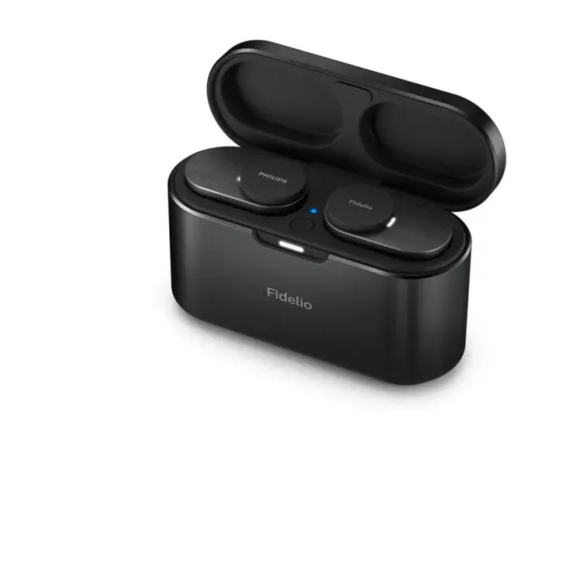 Philips T1BK/00 ausinės / laisvų rankų įranga True Wireless Stereo (TWS) į ausis įdedamos Skambučiai / Muzika USB Type-C Bluetooth Juoda