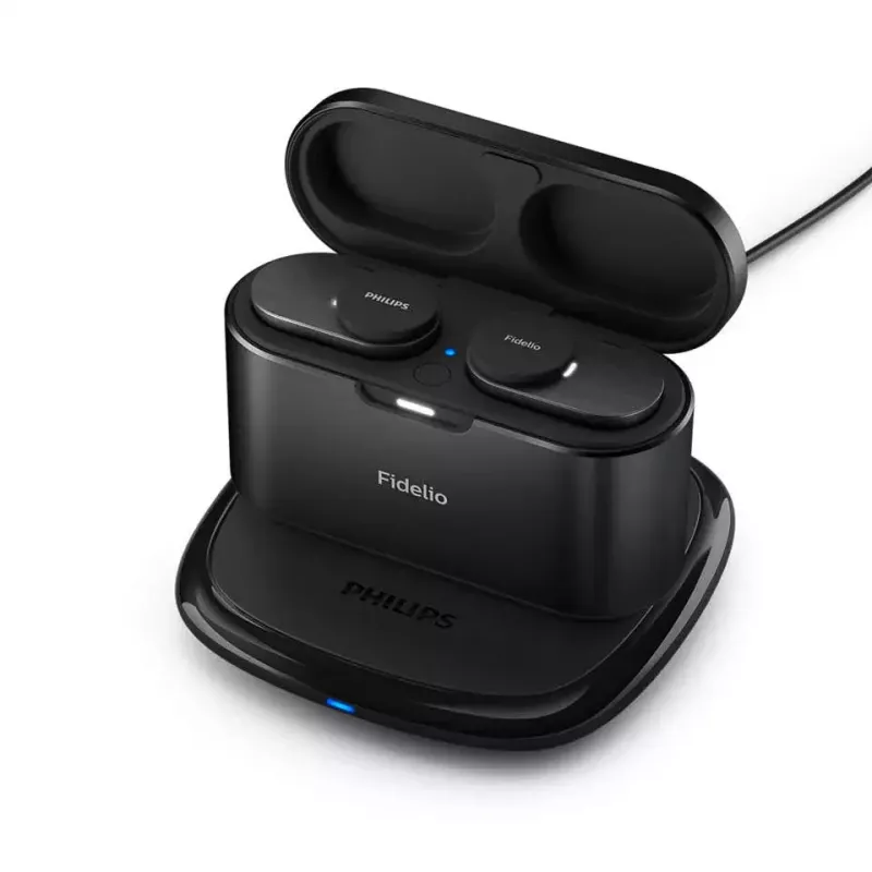 Philips T1BK/00 ausinės / laisvų rankų įranga True Wireless Stereo (TWS) į ausis įdedamos Skambučiai / Muzika USB Type-C Bluetooth Juoda