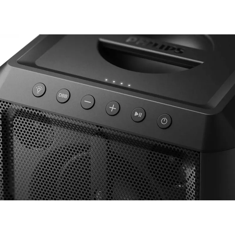 Philips 4000 serijos TAX4207/10 nešiojama/vakarėlių kolonėlė 2.1 nešiojama garsiakalbių sistema juoda 50 W