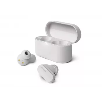 Philips TAT3508WT/00 ausinės / laisvų rankų įranga True Wireless Stereo (TWS) į ausis įdedamos Skambučiai / Muzika Bluetooth Balta