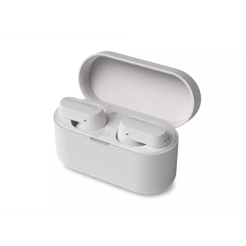 Philips TAT3508WT/00 ausinės / laisvų rankų įranga True Wireless Stereo (TWS) į ausis įdedamos Skambučiai / Muzika Bluetooth Balta