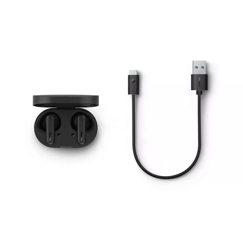 Philips TAT1138BK ausinės / ausinės su mikrofonu Belaidės Į ausis įdedamos Skambučiai / Muzika Bluetooth Juoda