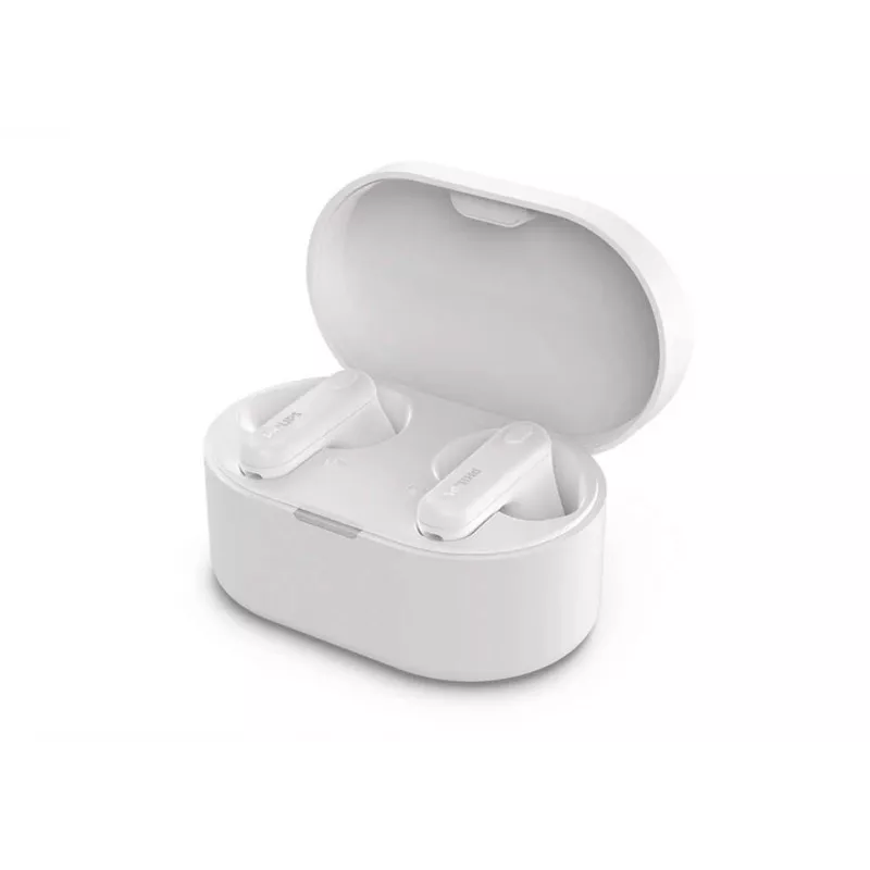 Philips TAT1138WT ausinės / laisvų rankų įranga Belaidės Į ausis įdedamos Skambučiams / muzikai Bluetooth Balta