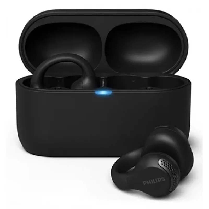 Philips 2000 serija TAQ2000BK ausinės True Wireless Stereo (TWS) ausų segtukas, atviros ausys skambučiams/muzika Bluetooth juoda
