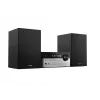 Namų garso mikrosistema Philips TAM4205M2/12 — 80 W RMS, 2 krypčių garsiakalbiai, Bluetooth, FM, LED ekranas, diskų įdėjimo dėklas (juoda/sidabrinė)