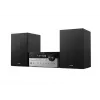 Namų garso mikrosistema Philips TAM4205M2/12 — 80 W RMS, 2 krypčių garsiakalbiai, Bluetooth, FM, LED ekranas, diskų įdėjimo dėklas (juoda/sidabrinė)