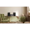 Namų garso mikrosistema Philips TAM4205M2/12 — 80 W RMS, 2 krypčių garsiakalbiai, Bluetooth, FM, LED ekranas, diskų įdėjimo dėklas (juoda/sidabrinė)