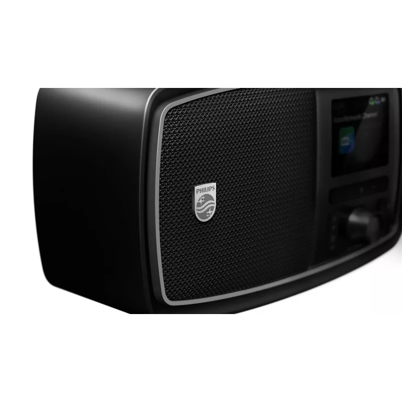 Philips TAV2000DB nešiojamas analoginis ir skaitmeninis radijas, juodas