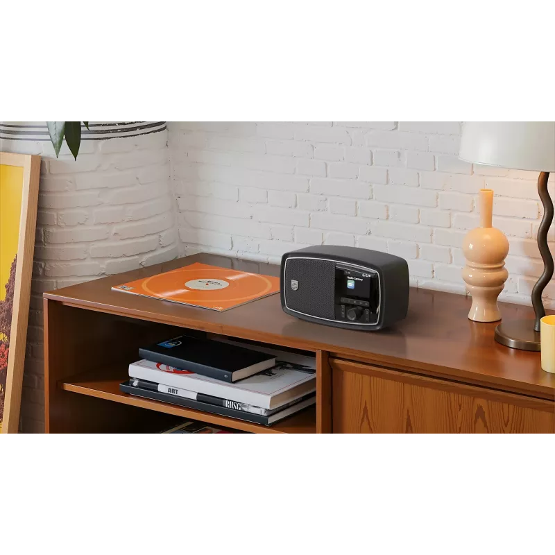 Philips TAV2000DB nešiojamas analoginis ir skaitmeninis radijas, juodas