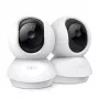 TP-Link Tapo Pan/Tilt namų apsaugos Wi-Fi kamera, IP apsaugos kamera, vidaus, belaidė, 2400 MHz, stalinė, juoda, balta