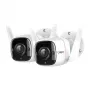 TP-Link Tapo lauko apsaugos Wi-Fi kamera, IP apsaugos kamera, lauko, laidinė ir belaidė, CE, NCC, tvirtinama prie sienos, balta