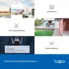 TP-Link Tapo lauko apsaugos Wi-Fi kamera, IP apsaugos kamera, lauko, laidinė ir belaidė, CE, NCC, tvirtinama prie sienos, balta