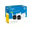 TP-Link Tapo lauko apsaugos Wi-Fi kamera, IP apsaugos kamera, lauko, laidinė ir belaidė, CE, NCC, tvirtinama prie sienos, balta