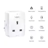 Išmanusis kištukas TP‑Link Tapo Mini P110M — „Wi‑Fi“ / „Bluetooth“ vidinis išmanusis lizdas, 16 A, 100–240 V, 3680 W, baltas