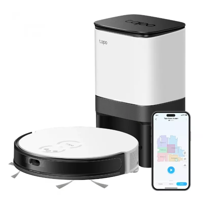 TP-Link Tapo RV20 Mop Plus 0,35 L juoda, balta