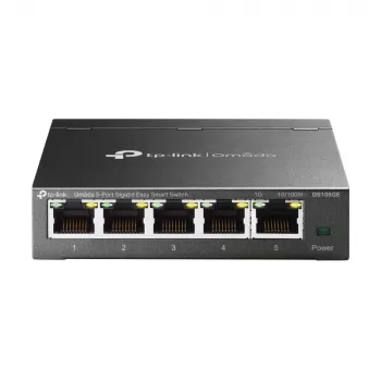 TP-Link Omada DS105GE tinklo komutatorius, valdomas, L2, Gigabit Ethernet (10/100/1000), juodas