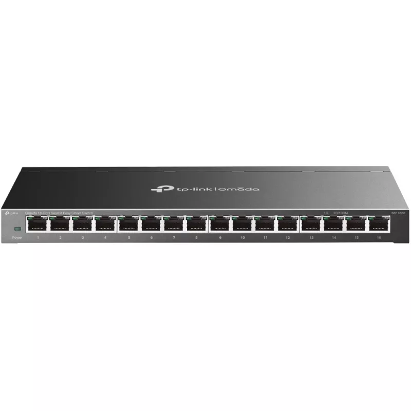 TP-Link Omada DS116GE tinklo komutatorius valdomas L2 Gigabit Ethernet (10/100/1000) juoda