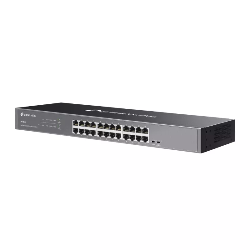 TP-Link Omada DS1024G tinklo komutatorius Nevaldomas Gigabit Ethernet (10/100/1000) 1U Juodas