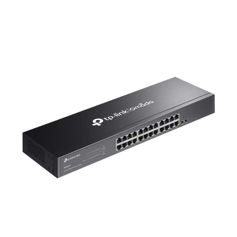 TP-Link Omada DS1024G tinklo komutatorius Nevaldomas Gigabit Ethernet (10/100/1000) 1U Juodas