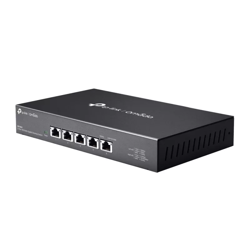 TP-Link Omada DS105X tinklo komutatorius Nevaldomas 10G Ethernet (100/1000/10000) Juoda
