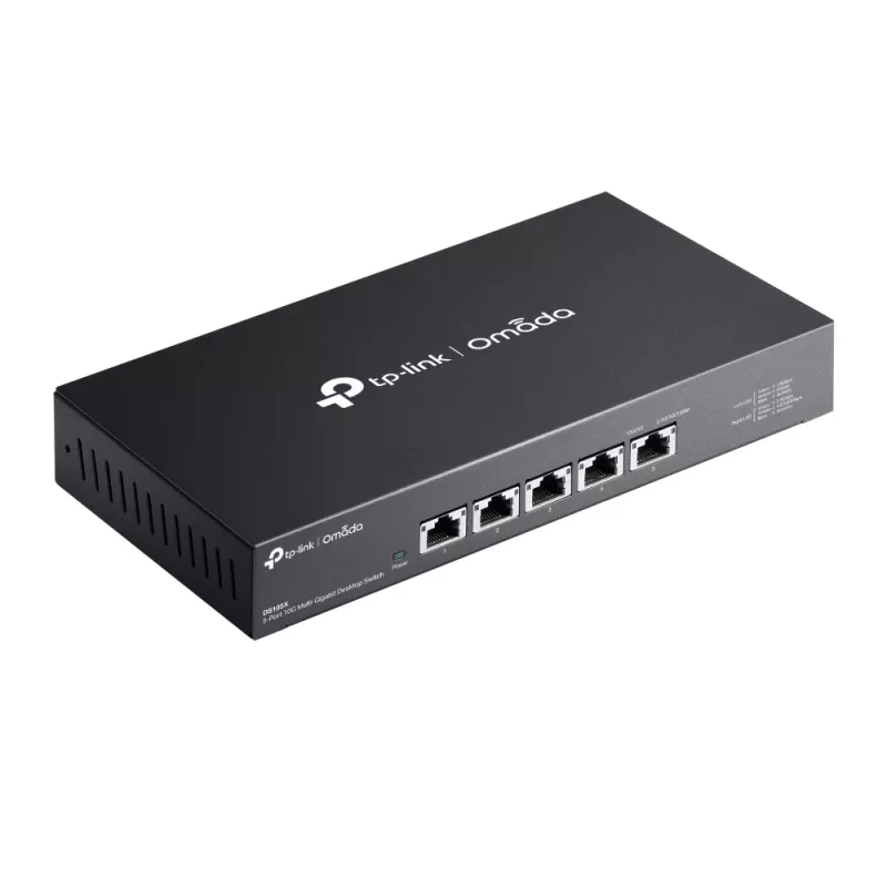 TP-Link Omada DS105X tinklo komutatorius Nevaldomas 10G Ethernet (100/1000/10000) Juoda