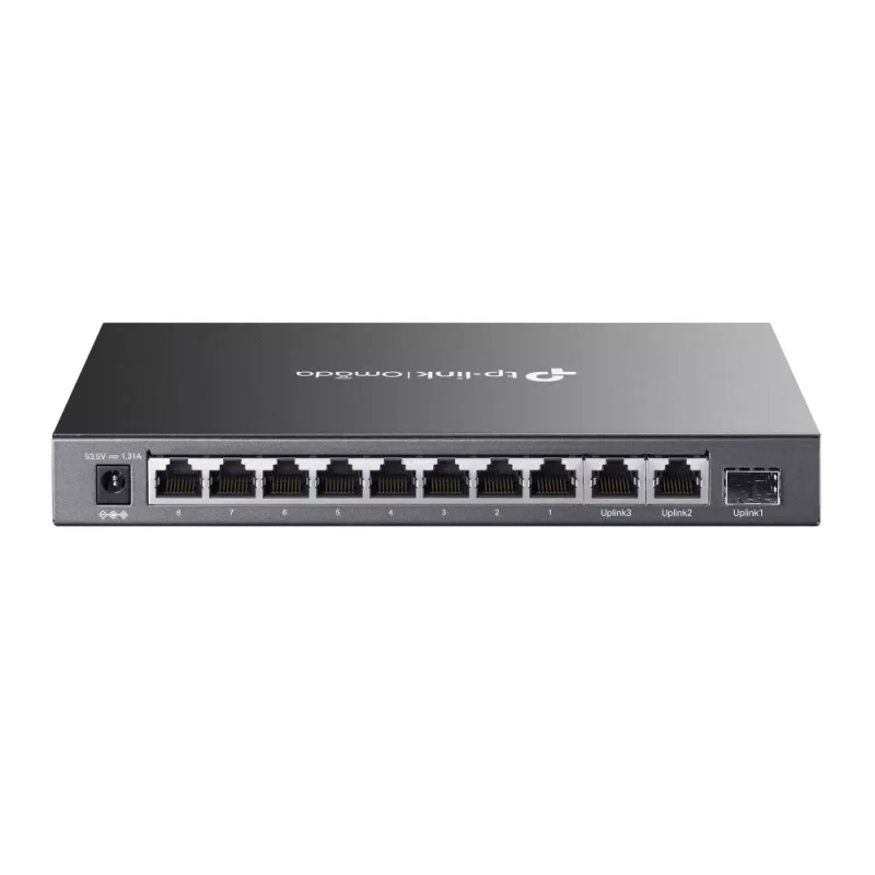 TP-Link Omada DS111P tinklo komutatorius Nevaldomas Fast Ethernet (10/100) Power over Ethernet (PoE) Juodas