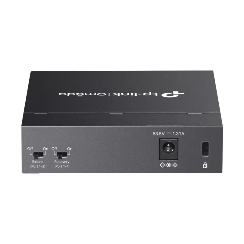 TP-Link Omada DS105G tinklo komutatorius Nevaldomas Gigabit Ethernet (10/100/1000) Power over Ethernet (PoE) Juoda