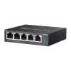 TP-Link Omada DS105G tinklo komutatorius Nevaldomas Gigabit Ethernet (10/100/1000) Power over Ethernet (PoE) Juoda