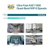 TP-Link Omada AXE11000 lubinio montavimo keturių juostų „WiFi 6E“ prieigos taškas