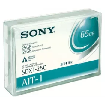 Sony SDX1-25C, tuščia duomenų juosta, 65 GB, 8 mm, 170 m, 7 µm, 79 g