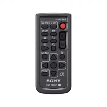 Sony RMT-DSLR2, skaitmeninis fotoaparatas, Įkraunamas, Juoda