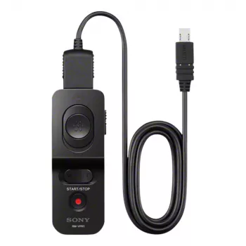 Sony RM-VPR1, skaitmeninis fotoaparatas, laidinis, mygtukai, įkraunamas, juodas