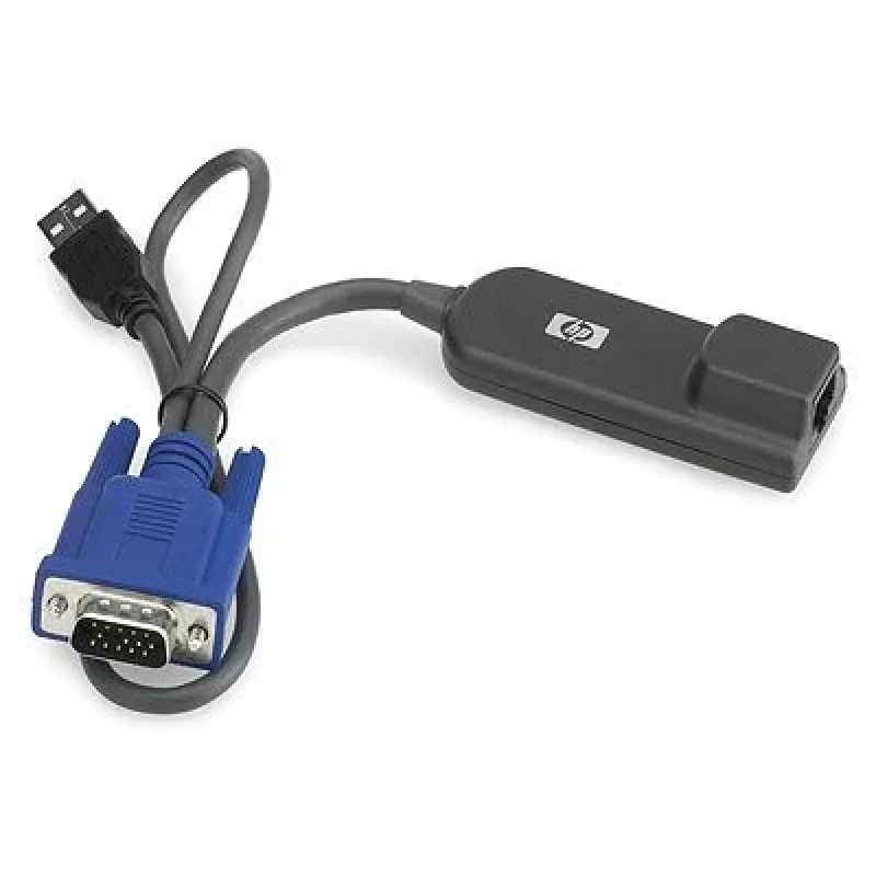 HP KVM CAT5 1 vnt. USB sąsajos adapteris tinklo kabelis