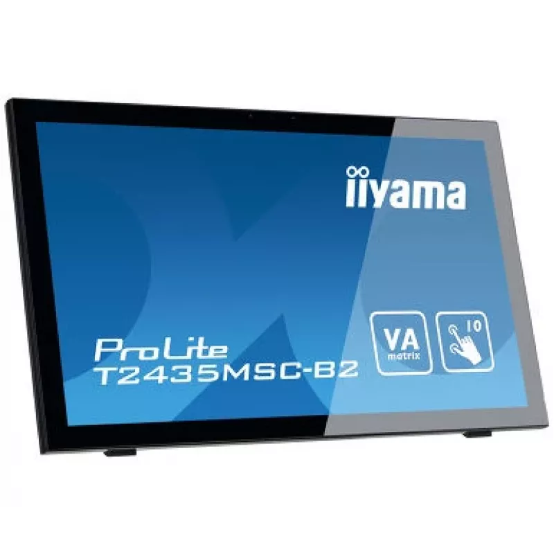 iiyama ProLite T2435MSC-B2 kompiuterio monitorius 59,9 cm (23,6 col.) 1920 x 1080 pikselių Full HD LED jutiklinis ekranas juodas
