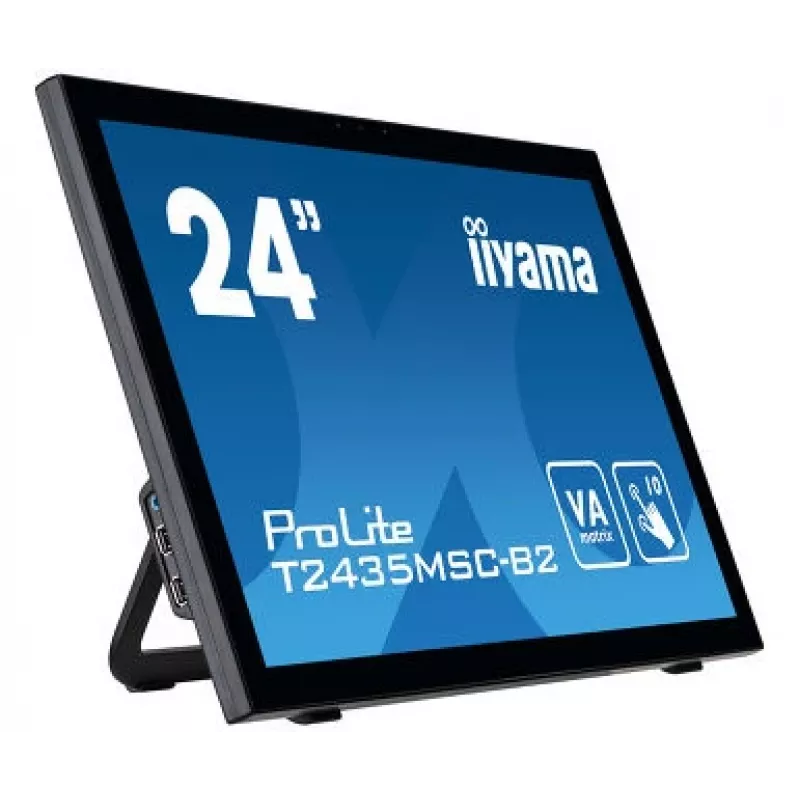 iiyama ProLite T2435MSC-B2 kompiuterio monitorius 59,9 cm (23,6 col.) 1920 x 1080 pikselių Full HD LED jutiklinis ekranas juodas