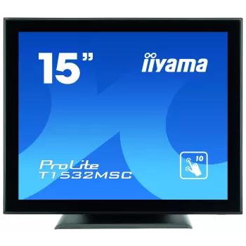 iiyama T1532MSC-B5AG POS monitorius 38,1 cm (15 colių) 1024 x 768 pikseliai Jutiklinis ekranas