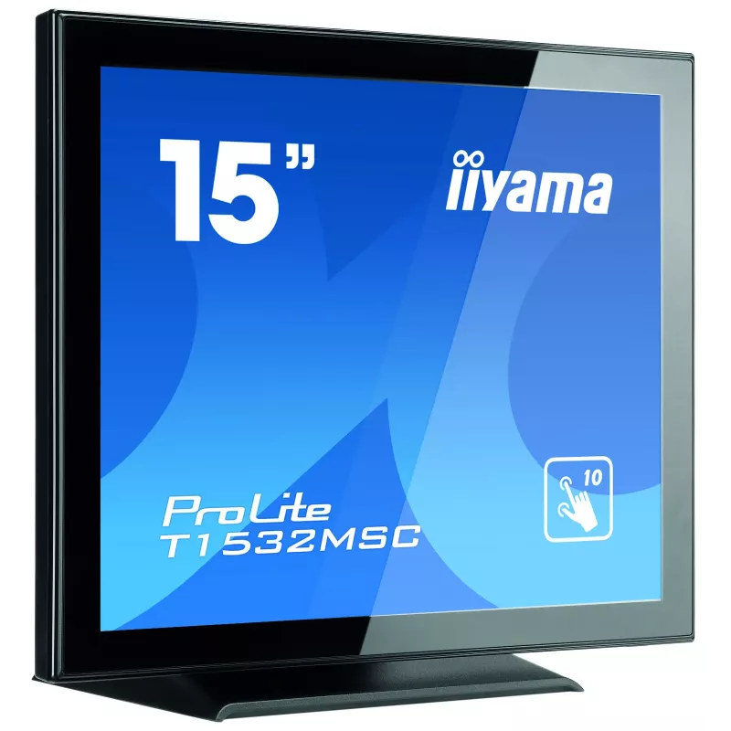 iiyama T1532MSC-B5AG POS monitorius 38,1 cm (15 colių) 1024 x 768 pikseliai Jutiklinis ekranas