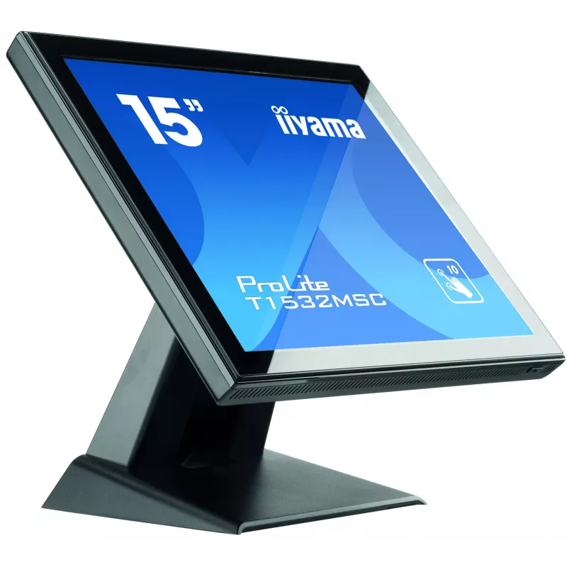 iiyama T1532MSC-B5AG POS monitorius 38,1 cm (15 colių) 1024 x 768 pikseliai Jutiklinis ekranas