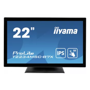iiyama ProLite T2234MSC-B7X kompiuterio monitorius 54,6 cm (21,5 col.) 1920 x 1080 pikselių Full HD Jutiklinis ekranas Juodas