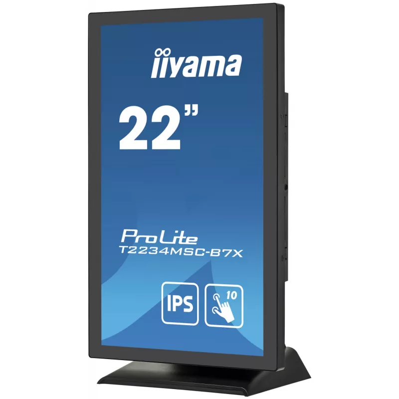 iiyama ProLite T2234MSC-B7X kompiuterio monitorius 54,6 cm (21,5 col.) 1920 x 1080 pikselių Full HD Jutiklinis ekranas Juodas