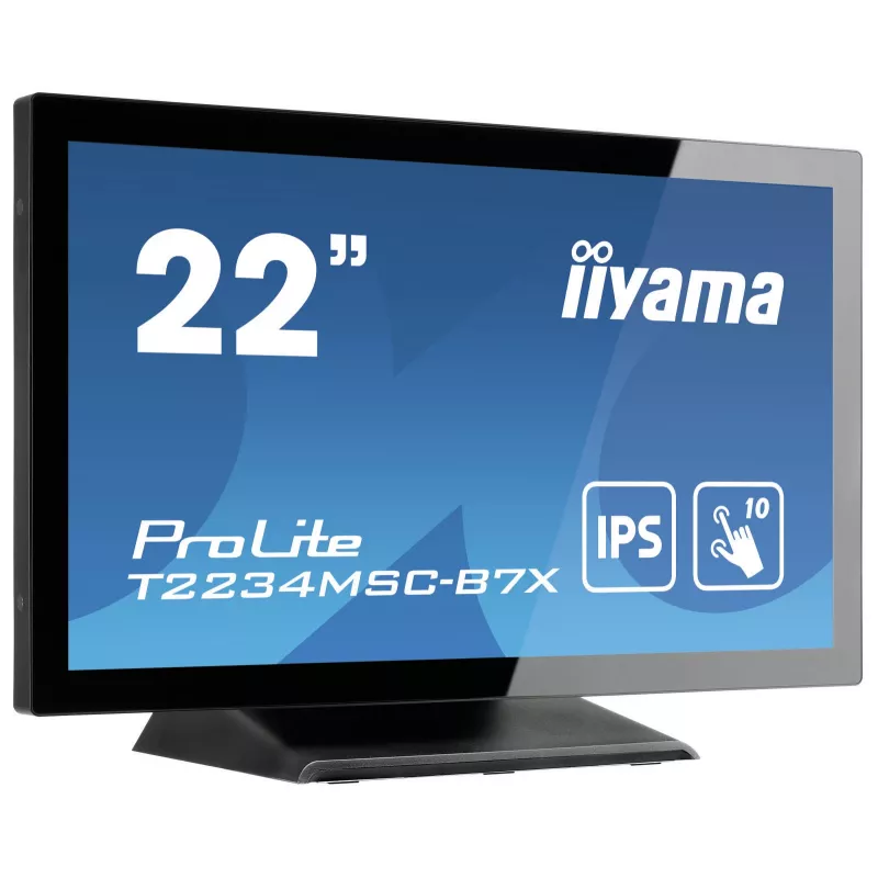 iiyama ProLite T2234MSC-B7X kompiuterio monitorius 54,6 cm (21,5 col.) 1920 x 1080 pikselių Full HD Jutiklinis ekranas Juodas