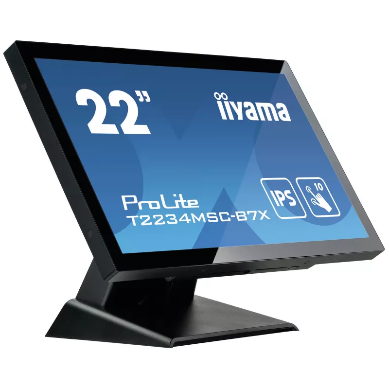iiyama ProLite T2234MSC-B7X kompiuterio monitorius 54,6 cm (21,5 col.) 1920 x 1080 pikselių Full HD Jutiklinis ekranas Juodas